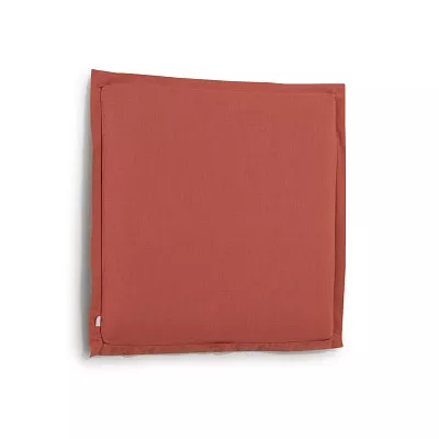 Изголовье La Forma лен бордового цвета Tanit со съемным чехлом 106 x 106 см