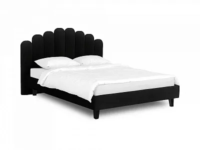 Кровать 160х200 Queen II Sharlotta L черный 577028