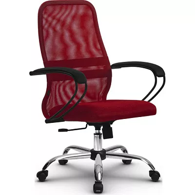 Кресло компьютерное SU-СК130-8 Ch Красный / красный