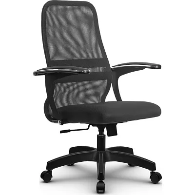 Кресло компьютерное SU-СU160-8 Pl Темно-серый / темно-серый