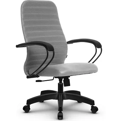 Кресло компьютерное SU-СК130-10 Pl Светло-серый / светло-серый