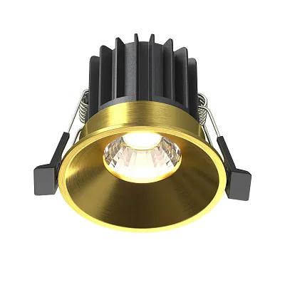 Точечный встраиваемый светильник Maytoni Round DL058-7W4K-BS