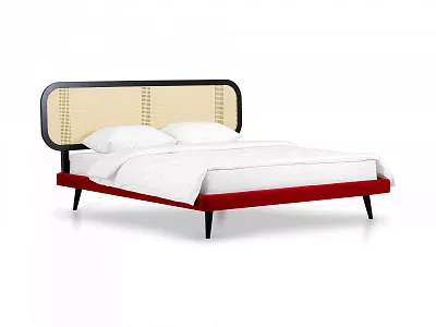 Кровать Male 160x200 красный 653282