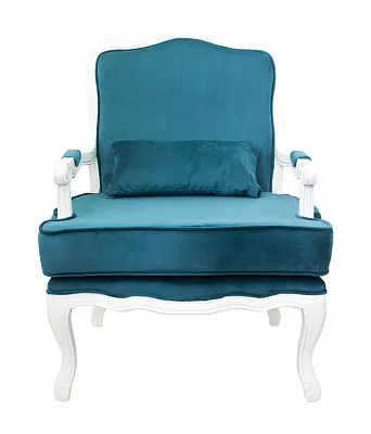 Кресло Nitro blue+white