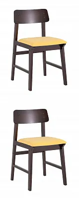 Комплект стульев ODEN NEW желтый 2 шт