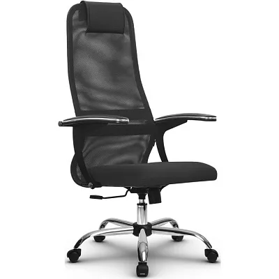Кресло компьютерное SU-BU158-8 Ch Темно-серый / темно-серый