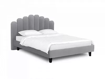Кровать 160х200 Queen II Sharlotta L серый 577092