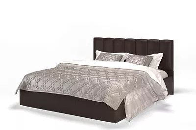 Двуспальная кровать Элен с подъемным механизмом 160 см Лесмо brown МЛК