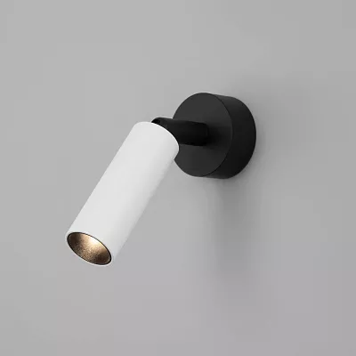 Спот настенный Eurosvet Pin 20133/1 LED белый/черный