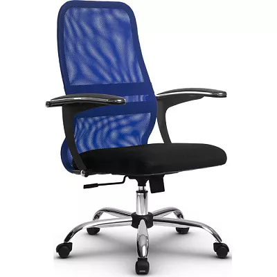 Кресло компьютерное SU-СU160-8 Ch Синий / черный
