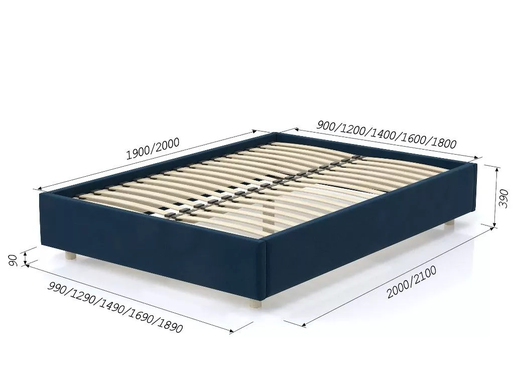Кровать SleepBox сосна 120х200