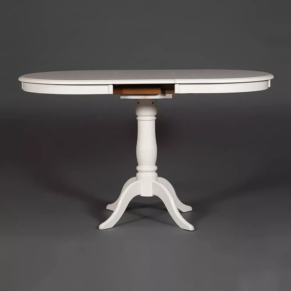Стол раскладной деревянный SOLERNO Ivory white