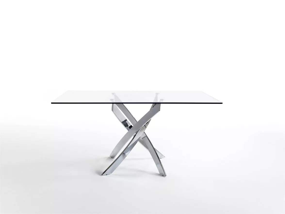 Обеденный стол Angel Cerda с ножкой из алюминия
