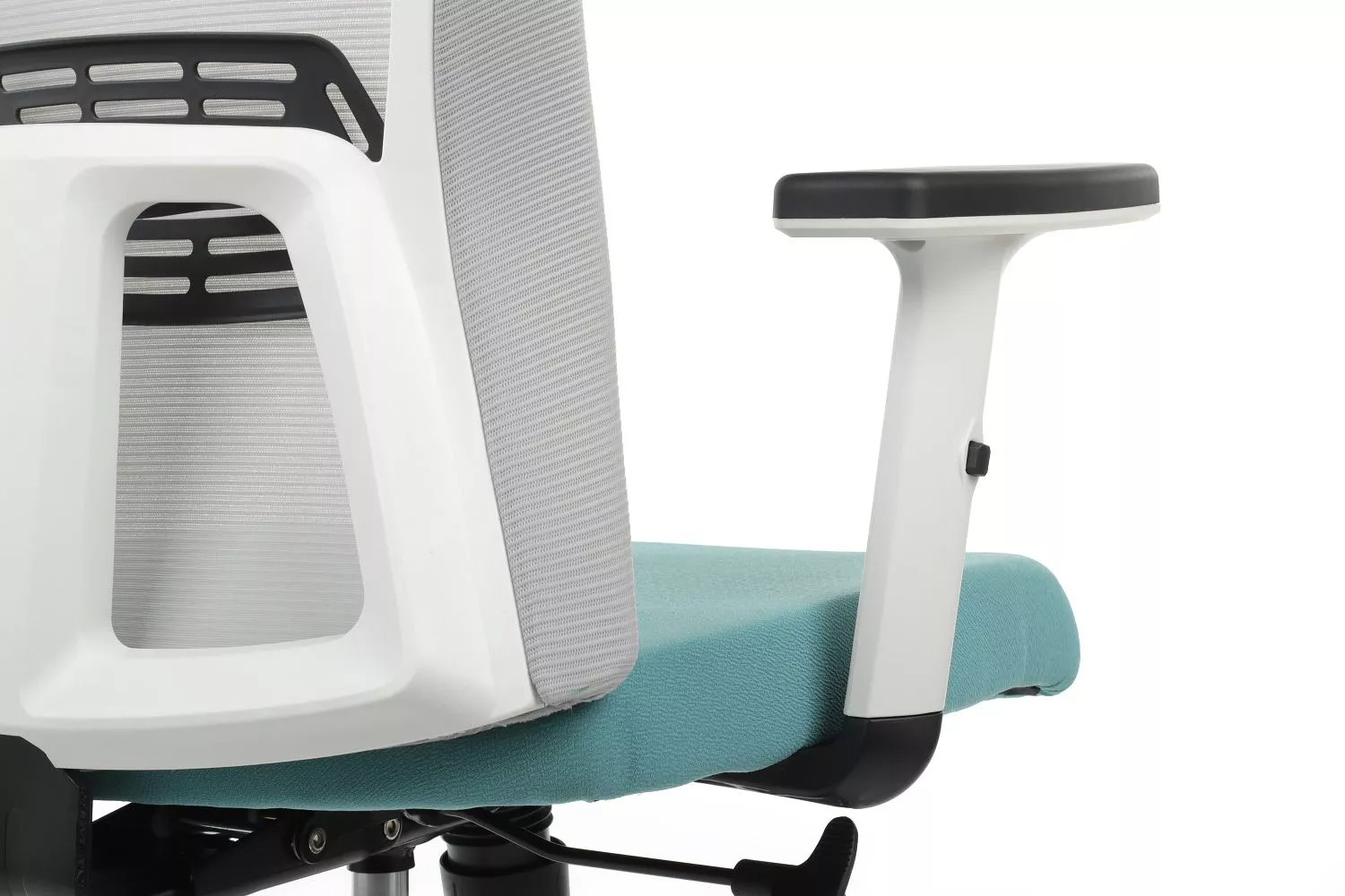 Кресло для персонала Riva Chair RCH B259Y-01 серый / бирюзовый