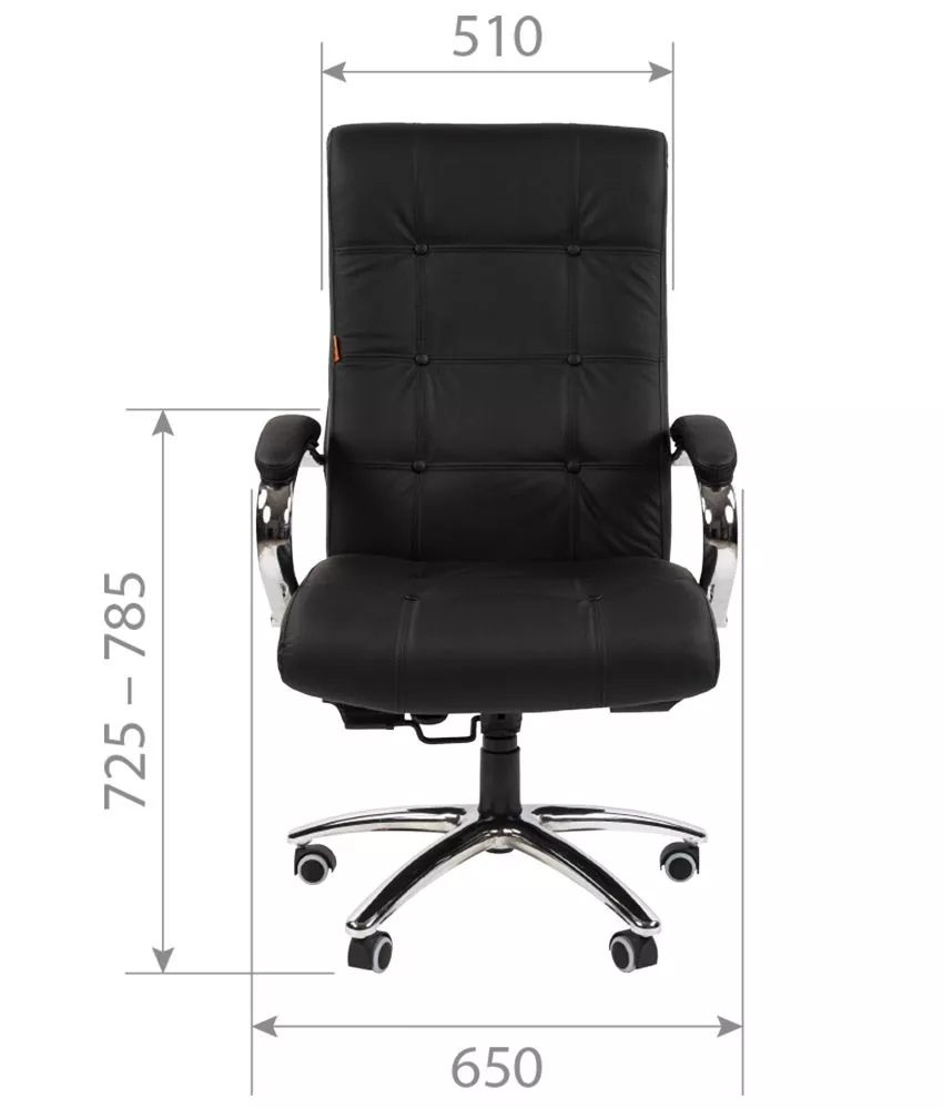 Кресло для руководителя CHAIRMAN 424 уиленное до 150 кг