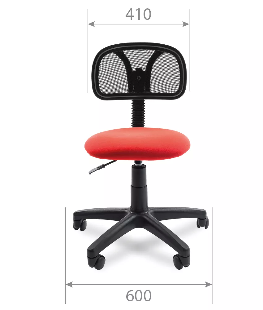 Кресло для персонала Chairman 250 красный С-02