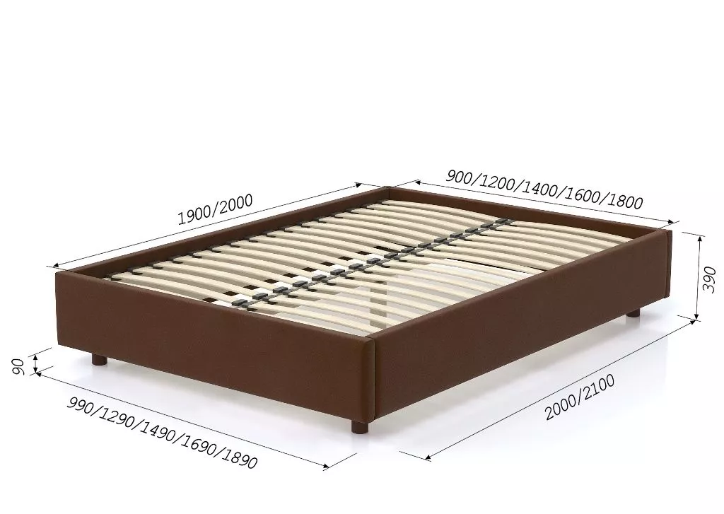 Кровать SleepBox сосна 180х200