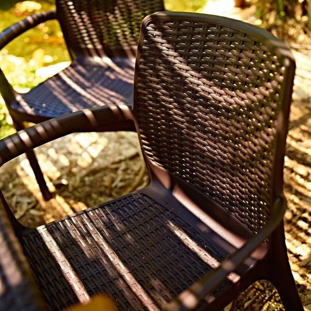 Пластиковое кресло Bali mono Коричневый