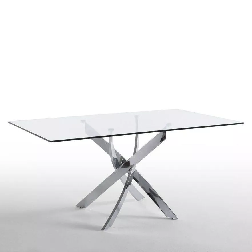 Обеденный стол Angel Cerda с ножкой из алюминия
