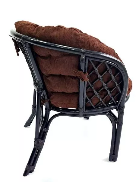 Комплект мебели из ротанга Багама с диваном венге (подушки шенилл полные коричневые)