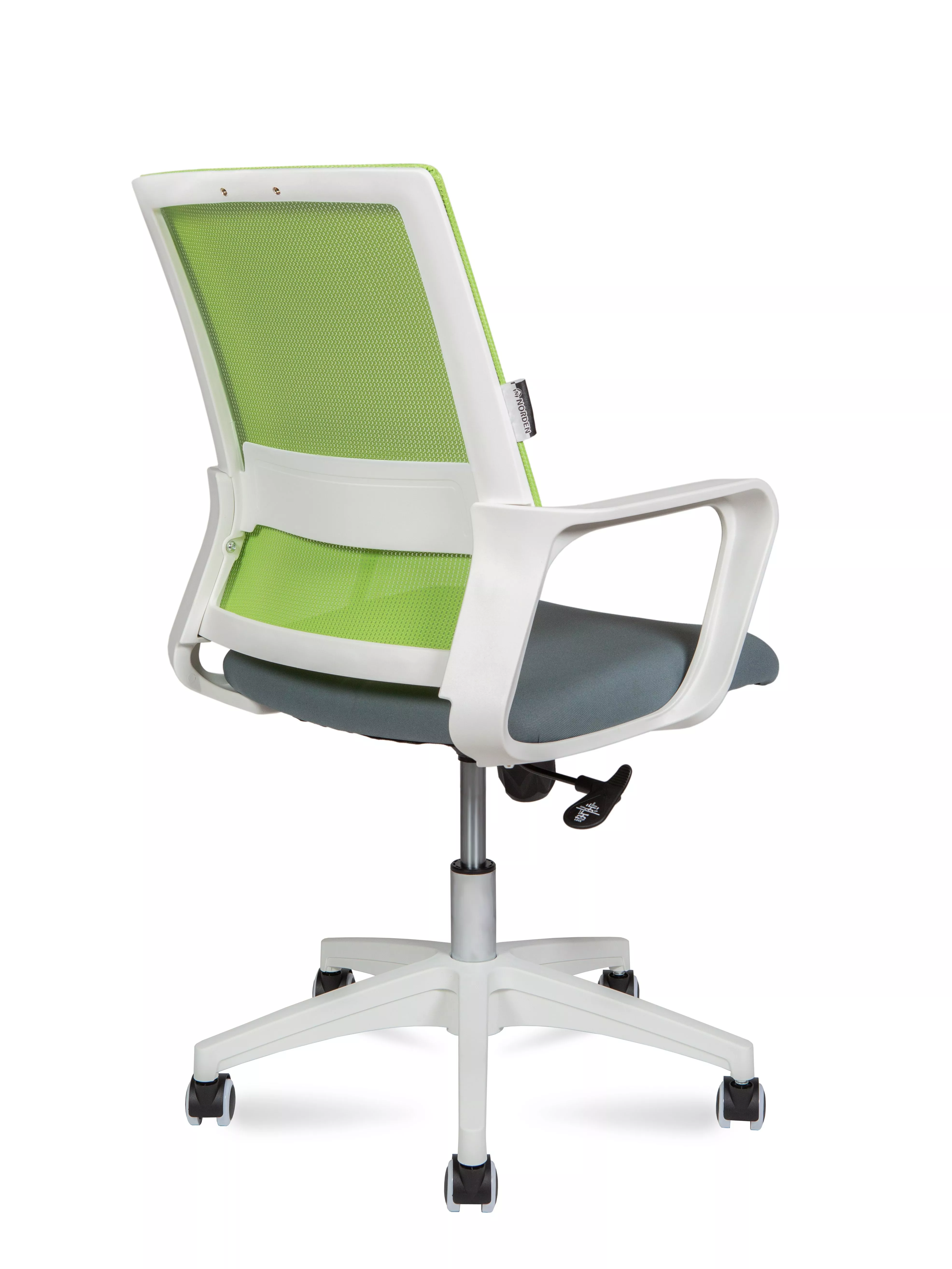 Кресло компьютерное Бит LB белый пластик зеленая / темно-серый 815BW-AF07-T58 NORDEN