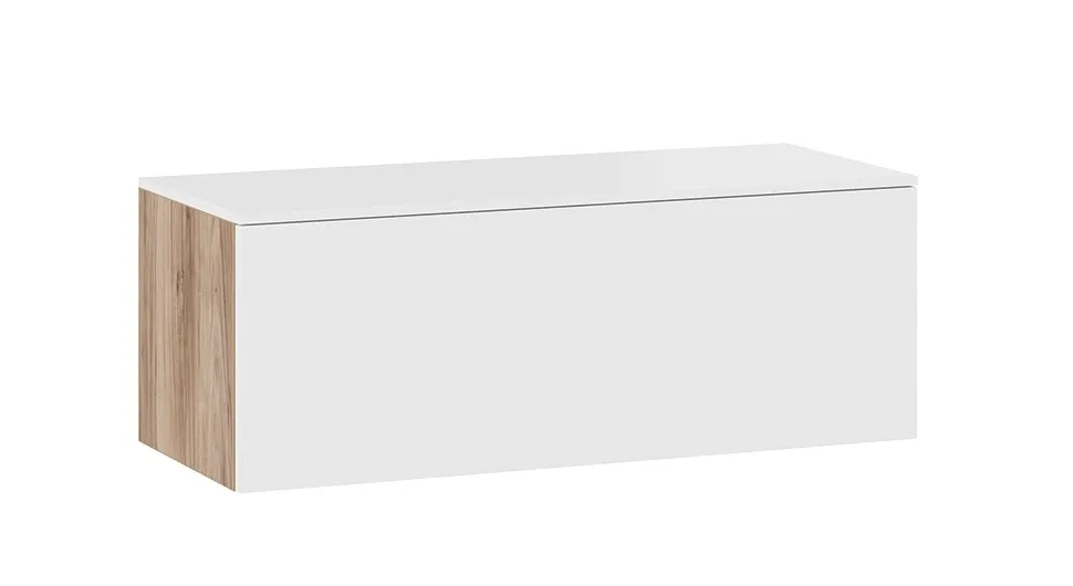 Тумба для для теле- и радиоаппаратуры Порто яблоня беллуно белый софт ТД-393.03.12