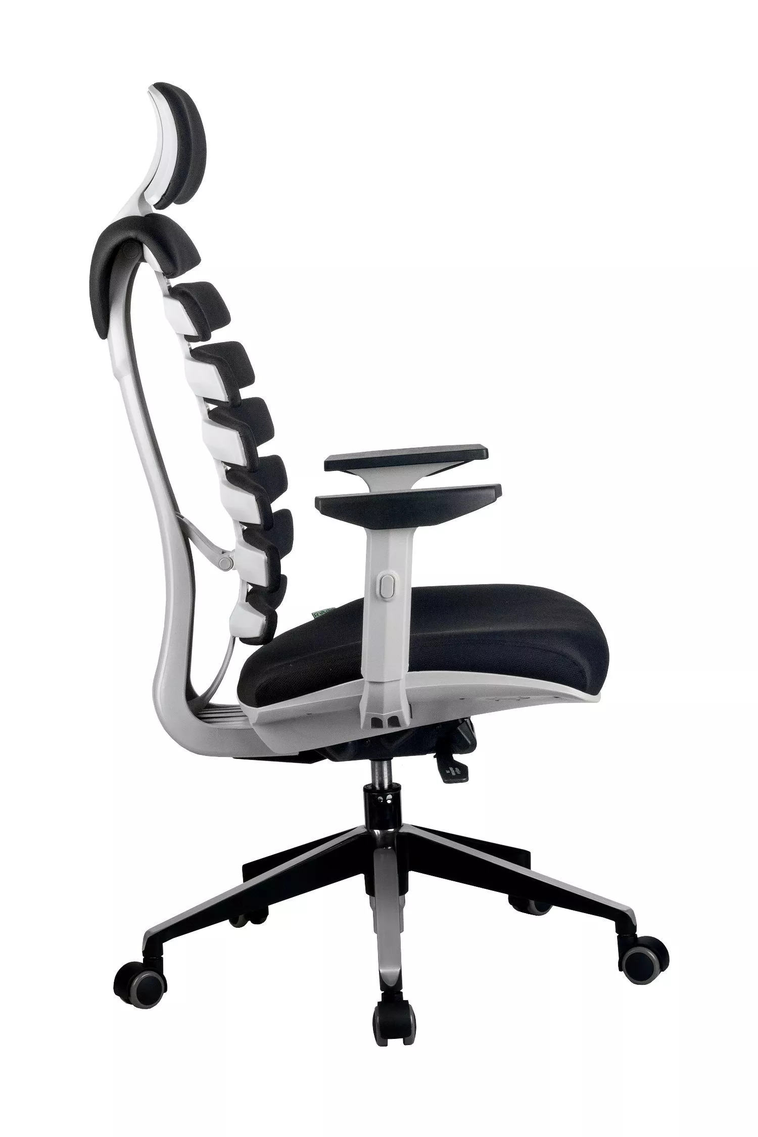 Кресло эргономичное Riva Chair SHARK черный / серый пластик