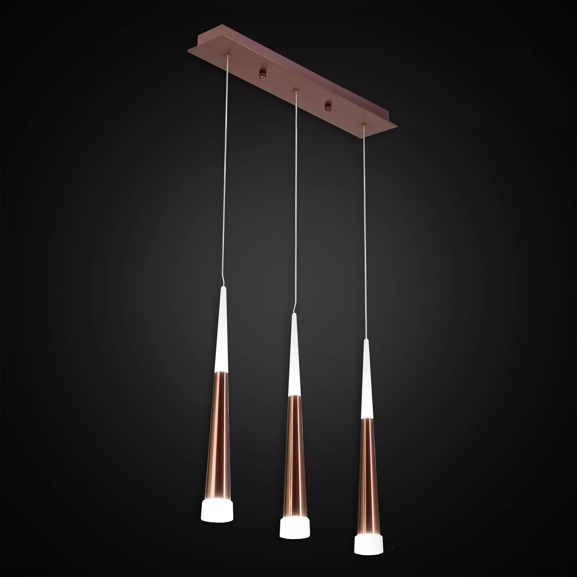Потолочный подвесной светильник Вегас коричневый Citilux CL227033
