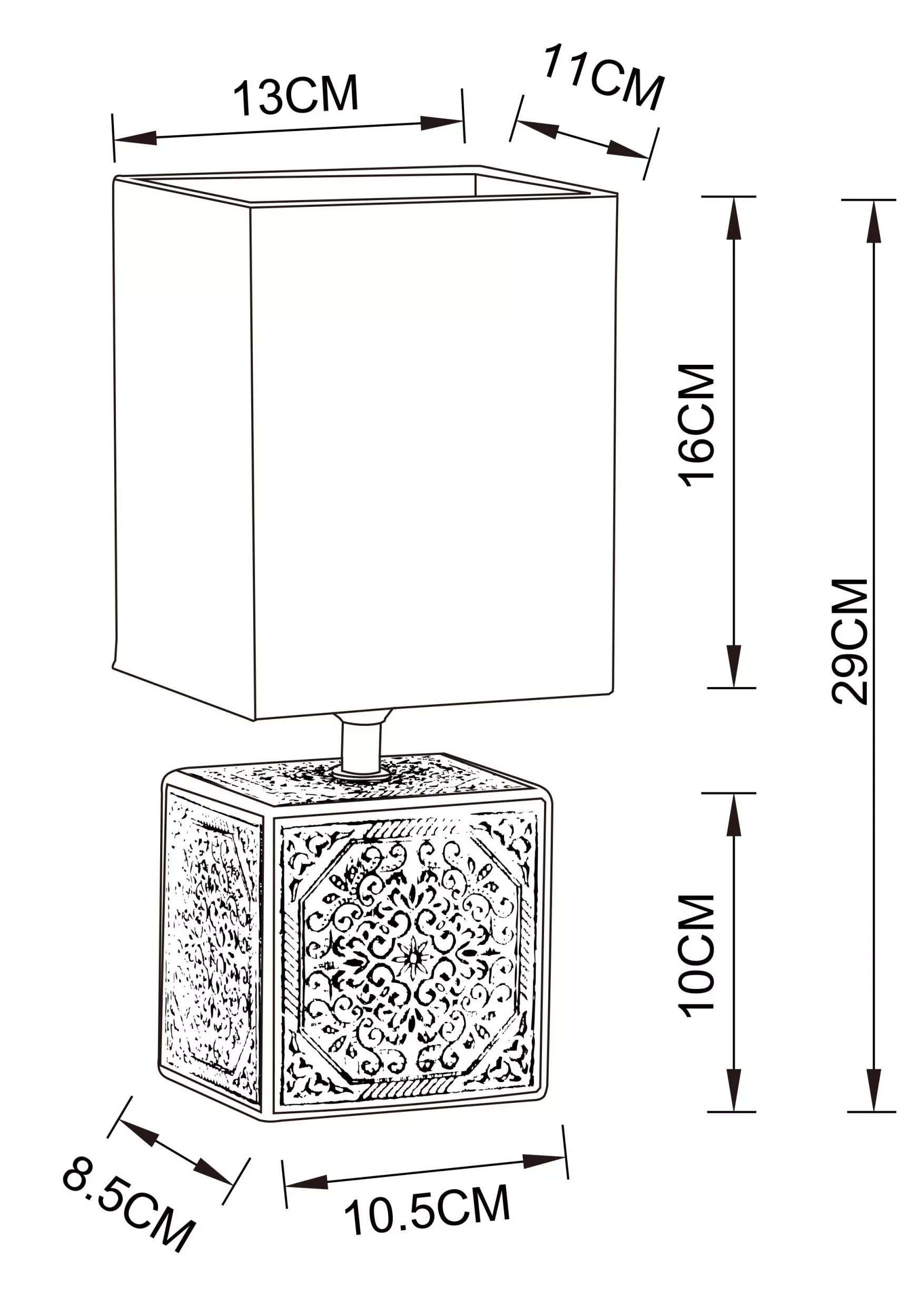 Лампа настольная Arte Lamp FIORI A4429LT-1BA