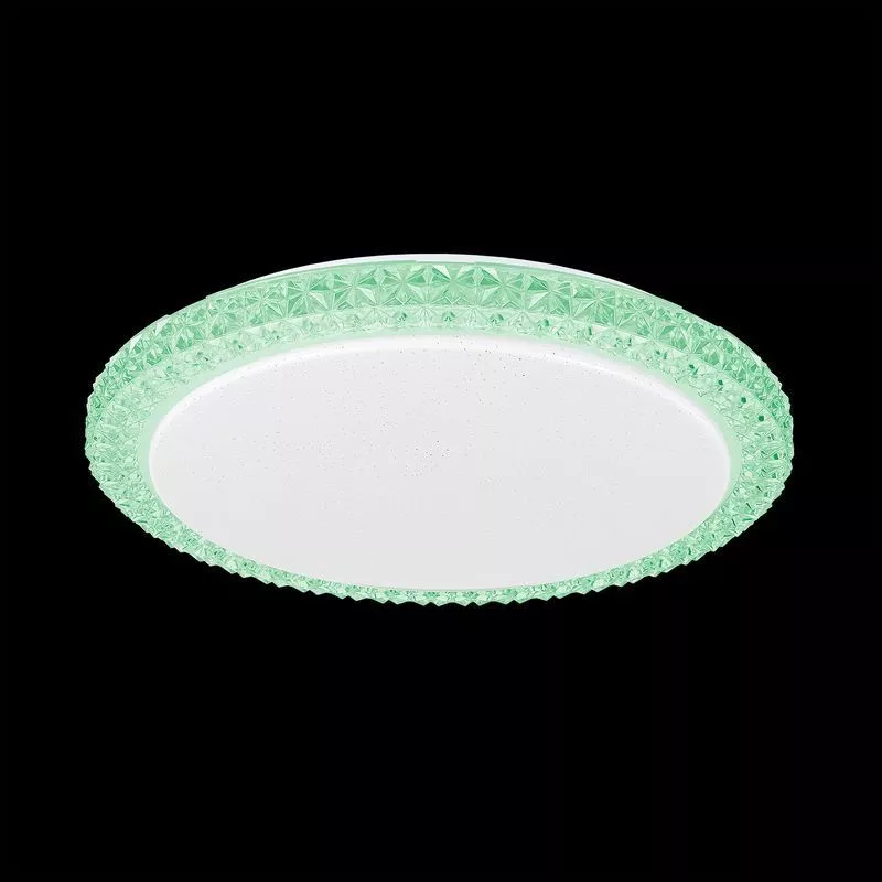 Потолочный светильник Кристалино Слим зеленый круг Citilux CL715R363