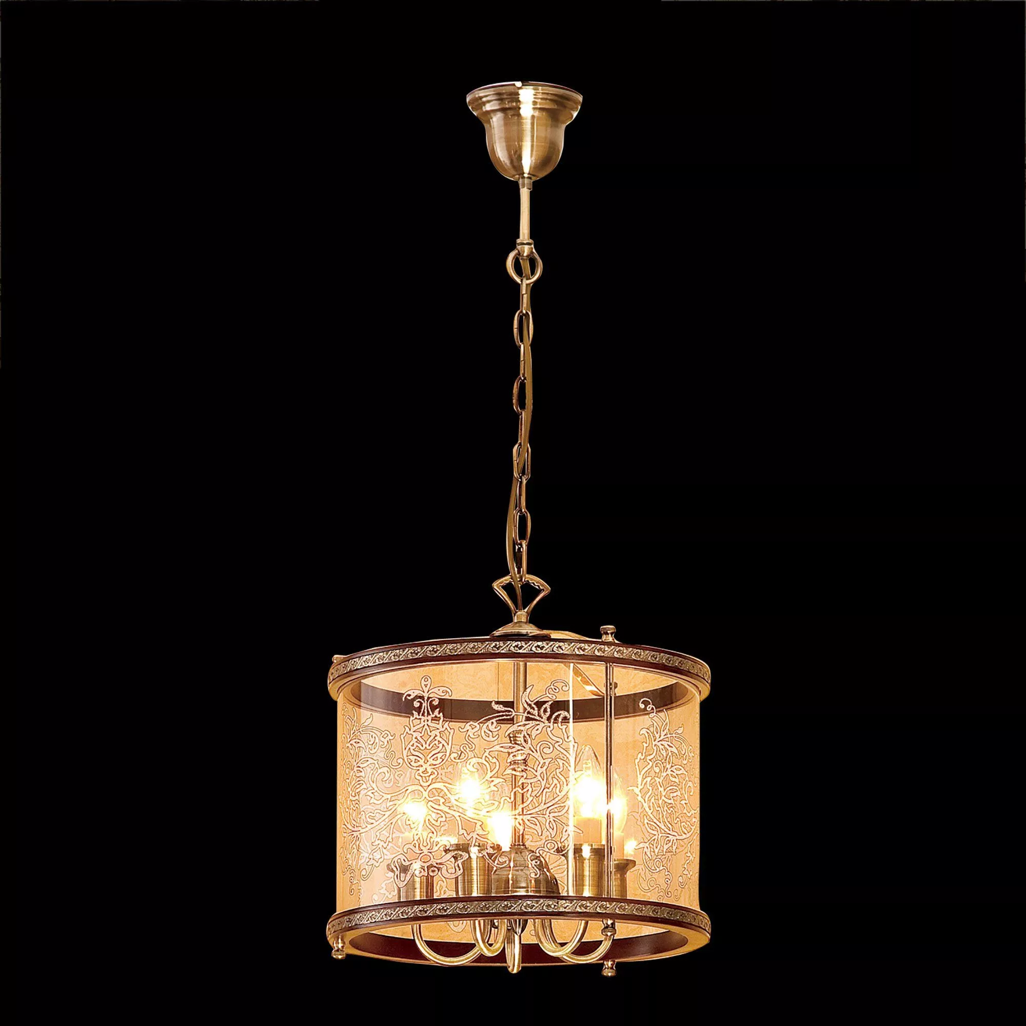 Потолочный подвесной светильник Версаль Венге коричневый Citilux CL408153R