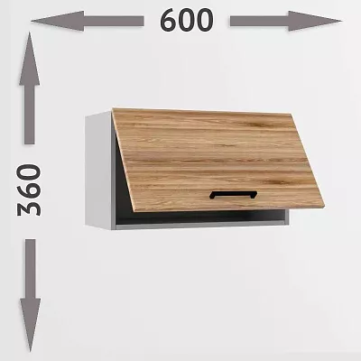 Шкаф верхний В 600 1 софт 1кат (h=360)