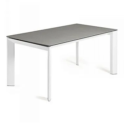 Обеденный стол La Forma Atta 200х90 светло-серый 045452