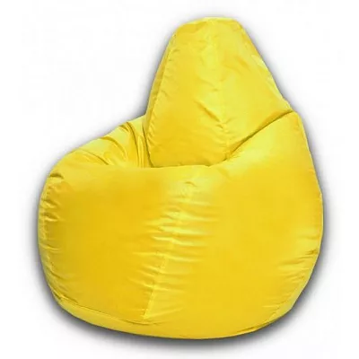 Кресло-мешок Груша M оксфорд желтый