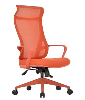 Кресло компьютерное CHAIRMAN CH577 сетчатая спинка поясничная поддержка красный