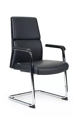 Кресло офисное Лондон CF хром черный экокожа HR8637-2-408 NORDEN
