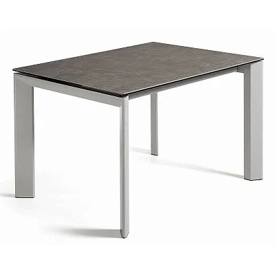 Обеденный стол La Forma Atta 180х80 серый 053532