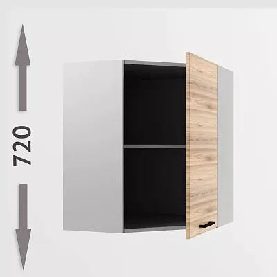 Шкаф навесной угловой В 420 1кат (h=720)