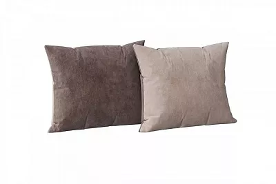 Комплект подушек Смарт-2 к дивану бежевый / коричневый  2 шт МЛК