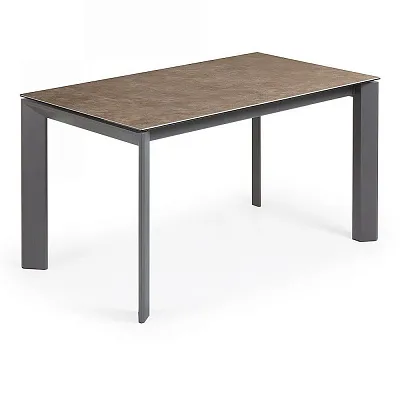 Обеденный стол La Forma Atta 200х90 коричневый 055268