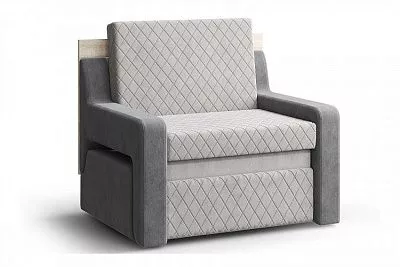 Кресло Кровать Стол (3 в 1) Смарт-1 Ромб серый / темно-серый / дуб серый МЛК