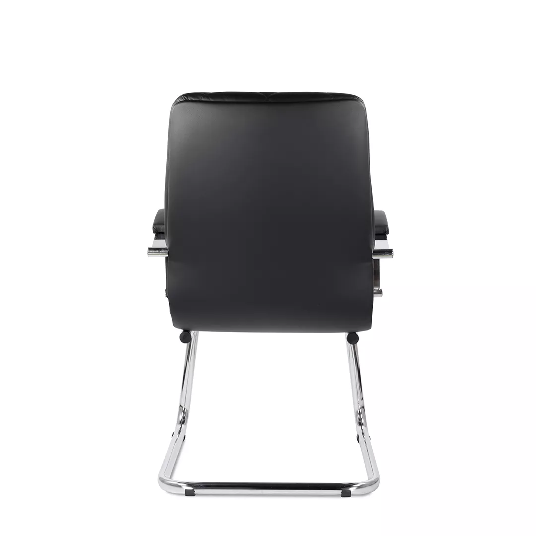 Кресло на полозьях Верона К-10 Н/п хром экокожа Santorini