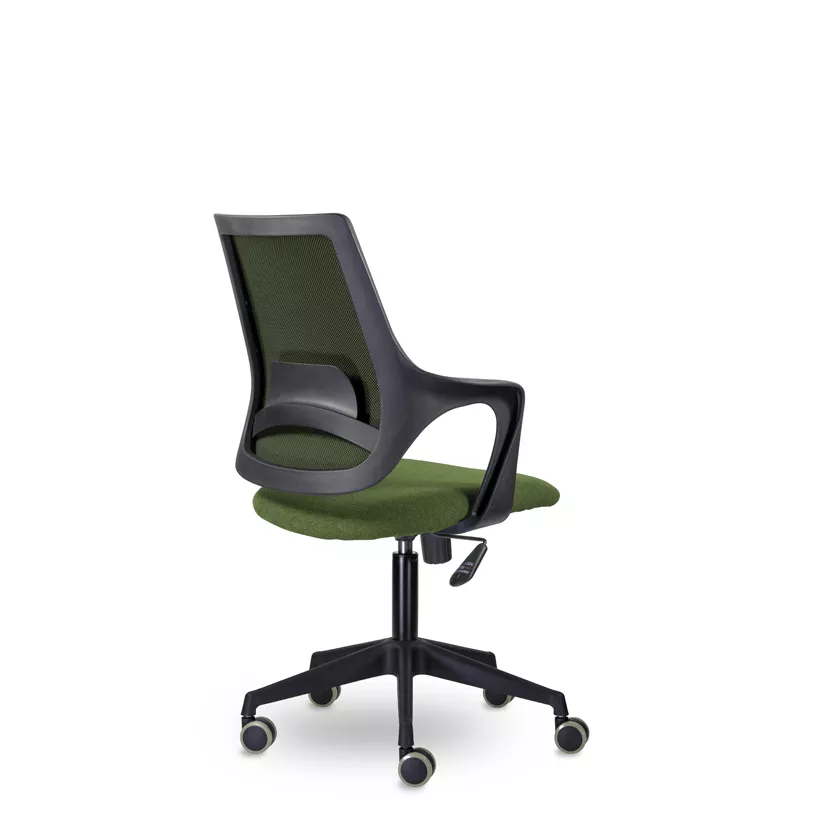 Кресло компьютерное СИТРО М-804 BLACK PL зеленый