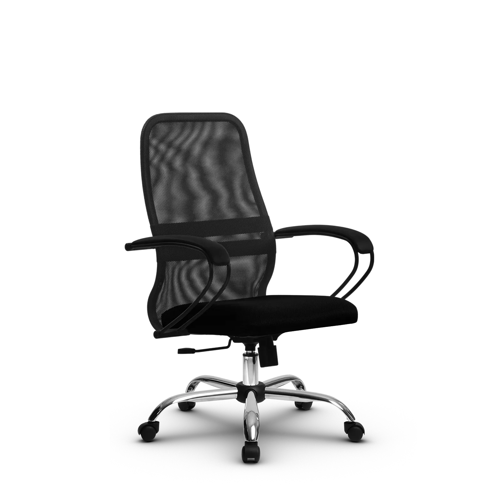 Кресло компьютерное SU-СК130-8 Ch Темно-серый / черный