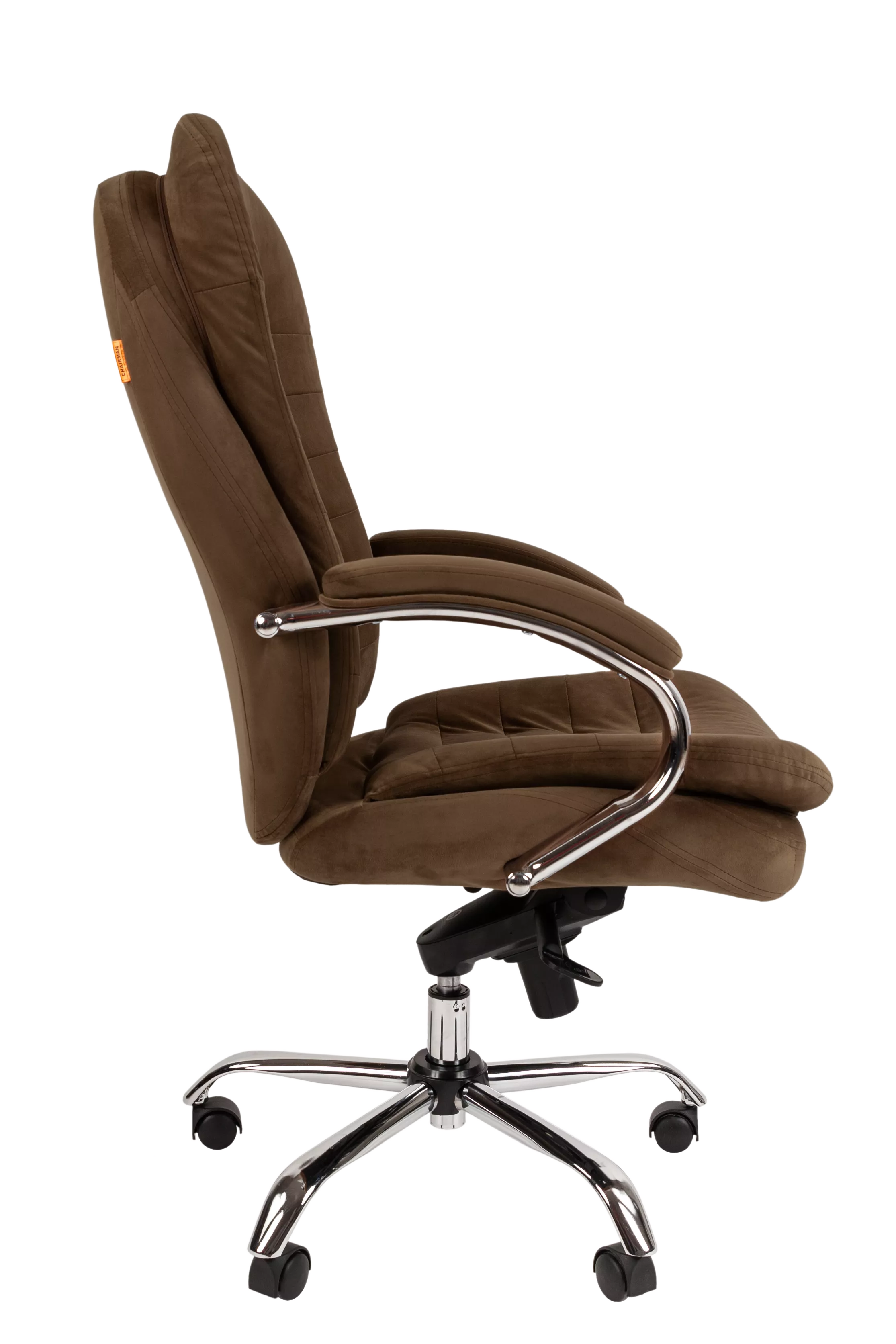 Мягкое компьютерное кресло CHAIRMAN HOME 795 усиленное до 150 кг коричневый