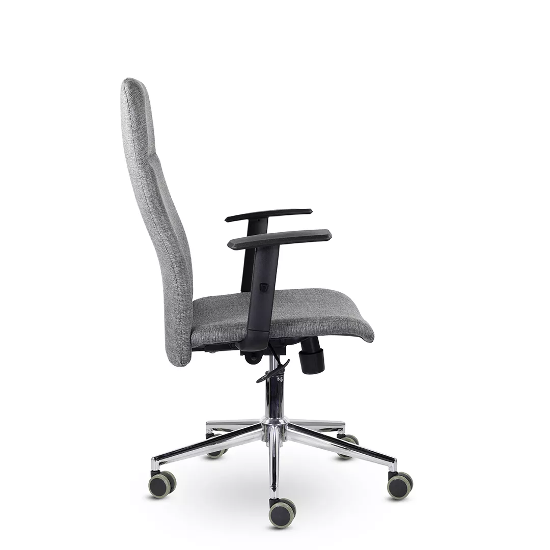 Кресло компьютерное Софт М-903 хром серый