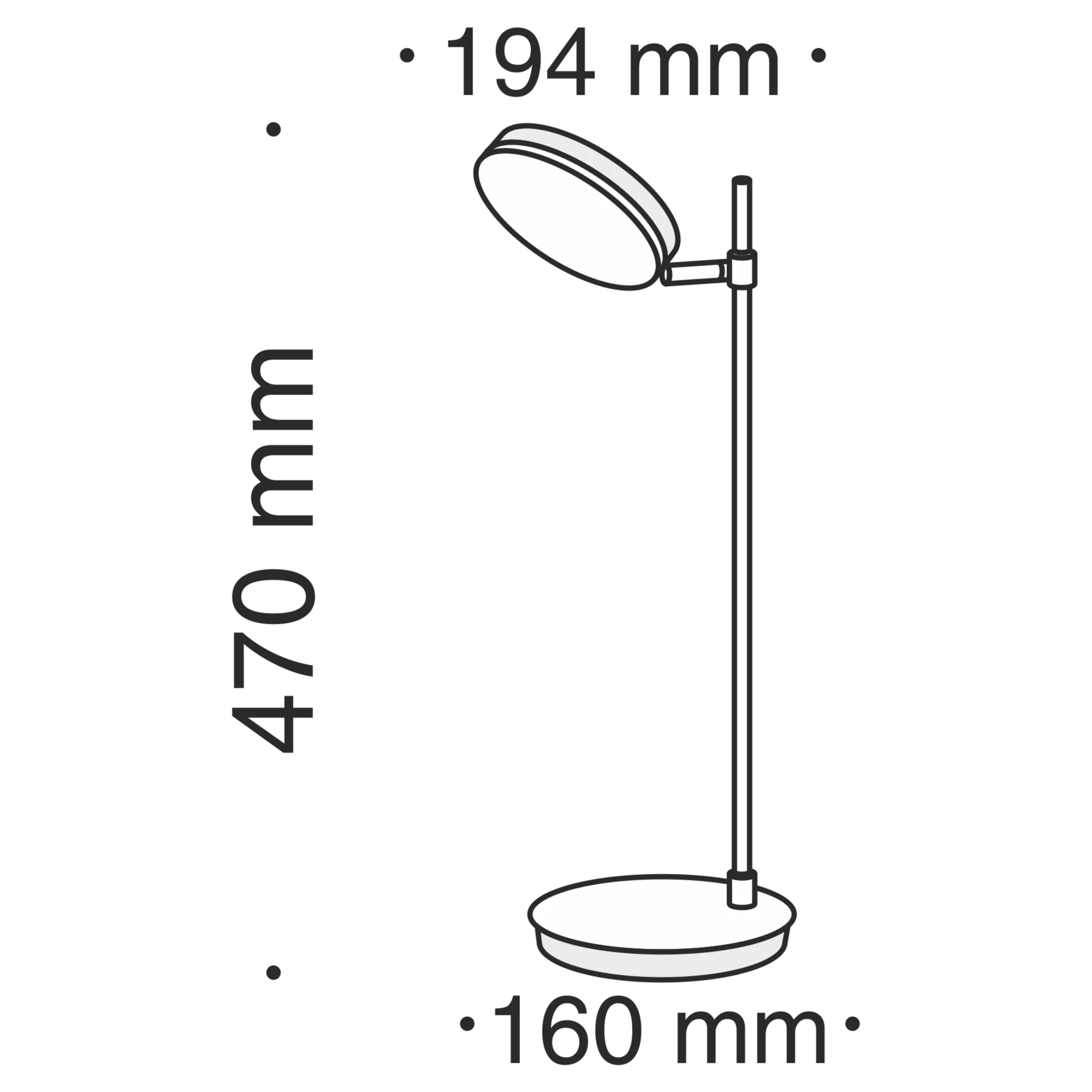 Настольная лампа Maytoni Technical Fad MOD070TL-L8B3K