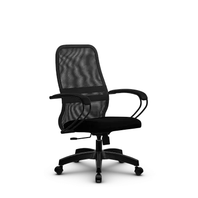 Кресло компьютерное SU-СК130-8 Pl Темно-серый / черный