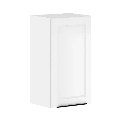 Шкаф навесной с полкой 400 SICILIA белый (h=720)