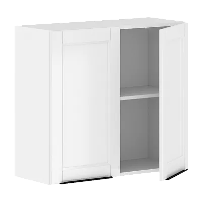 Шкаф навесной с полкой 800 SICILIA белый (h=720)